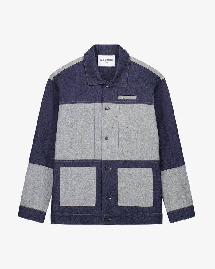 Veste Worker Coton Bleu